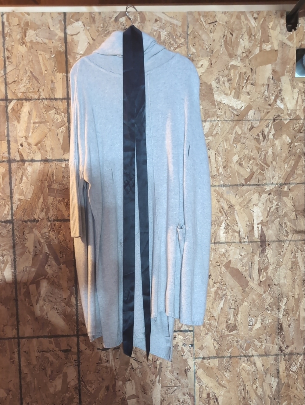 Light Gray Hooded Women's Sweater